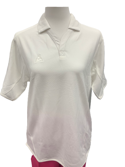 White Ladies Short Sleeve Polo