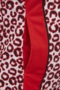 Ladies Zip Leopard Platinum Polo