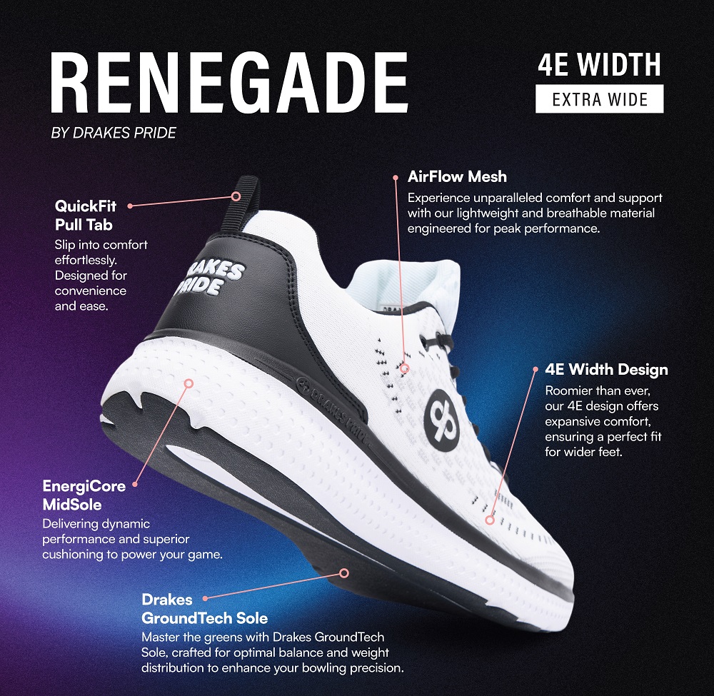 Renegade Extra Wide 4E Bowls Shoes