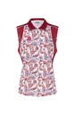 Sleeveless Ladies Platinum Polo