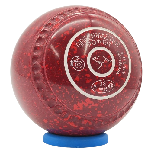 Greenmaster Power Size 4 Maroon / Red Dimple Grip