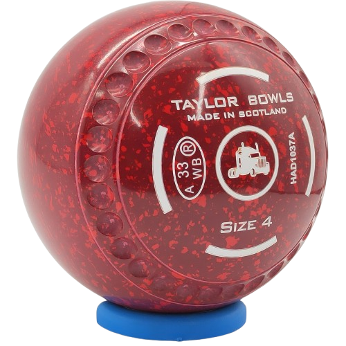 Taylor Redline SR Size 4 Maroon / Red - Half Pipe Grip