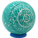 Greenmaster Power Size 2 Mint-White with full 40 Dimple Grip