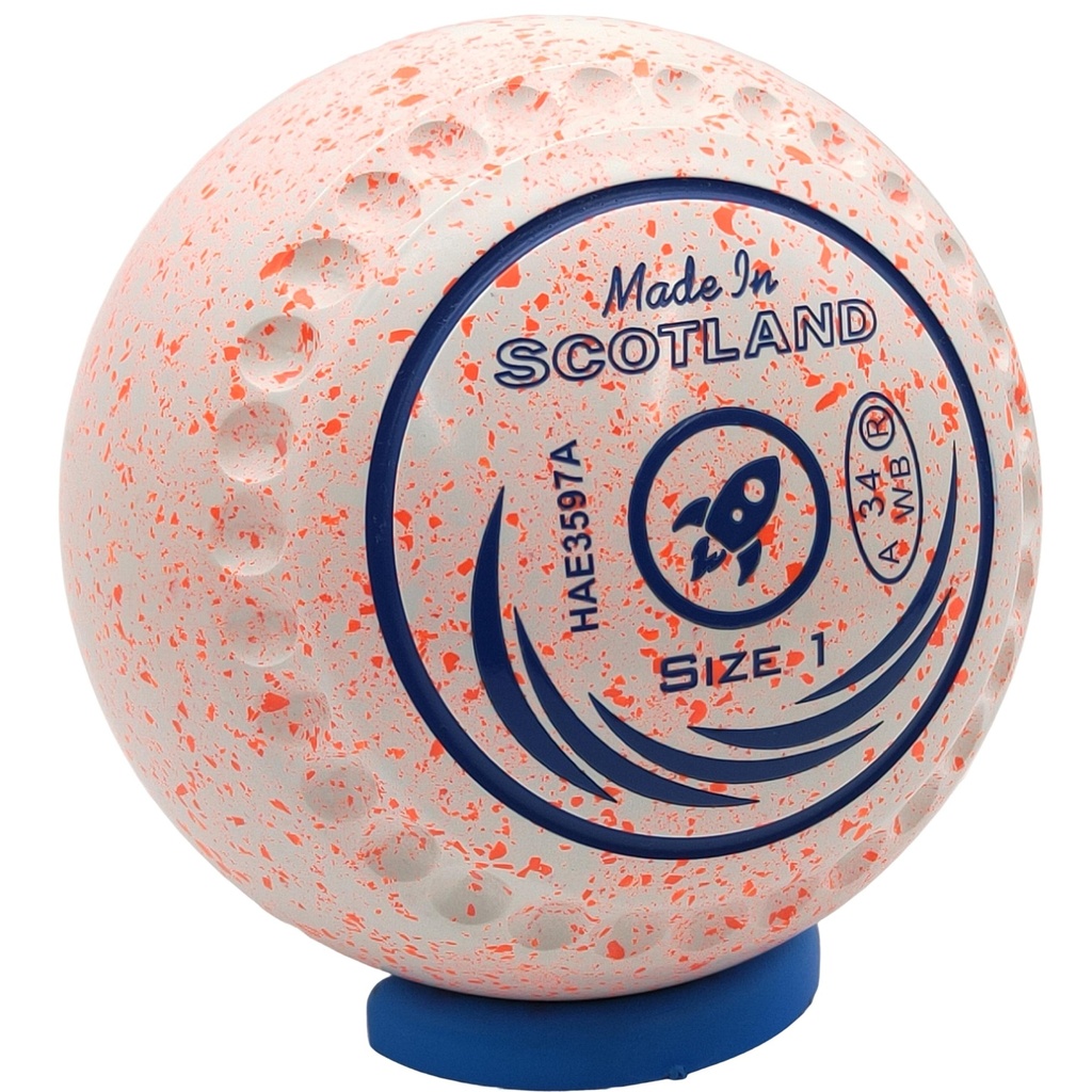 Taylor SRV Size 1 White Flo Orange with Half Pipe Grip
