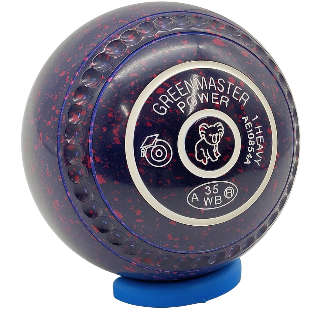 Greenmaster Power Size 1 Dark Blue Magenta with full 40 Dimple Grip