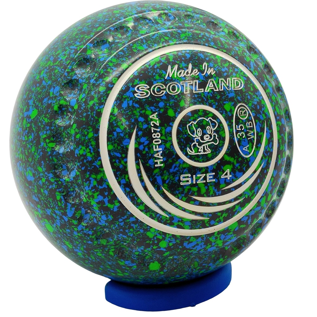 Taylor SRV Size 4 Grey Blue Lime with Half Pipe Grip