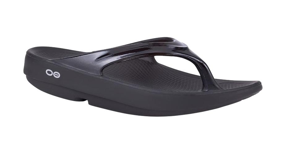 Oofos OOLALA Thong - Black - HOT Summer item!