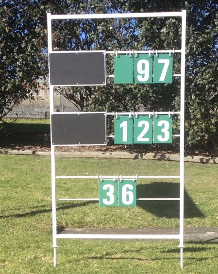Pennant Master Lawn Bowls Rink Scoreboard