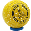 Greenmaster Premier Size 3 Yellow - White with full 40 Dimple Grip