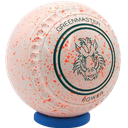 Greenmaster Power Size 3 White-Orange with full 40 Dimple Grip