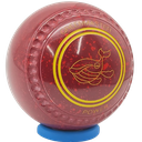 Greenmaster Power Size 3 Maroon-Red with full 40 Dimple Grip