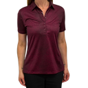Ladies Stylish Greg Norman Refuge Polo - Merlot