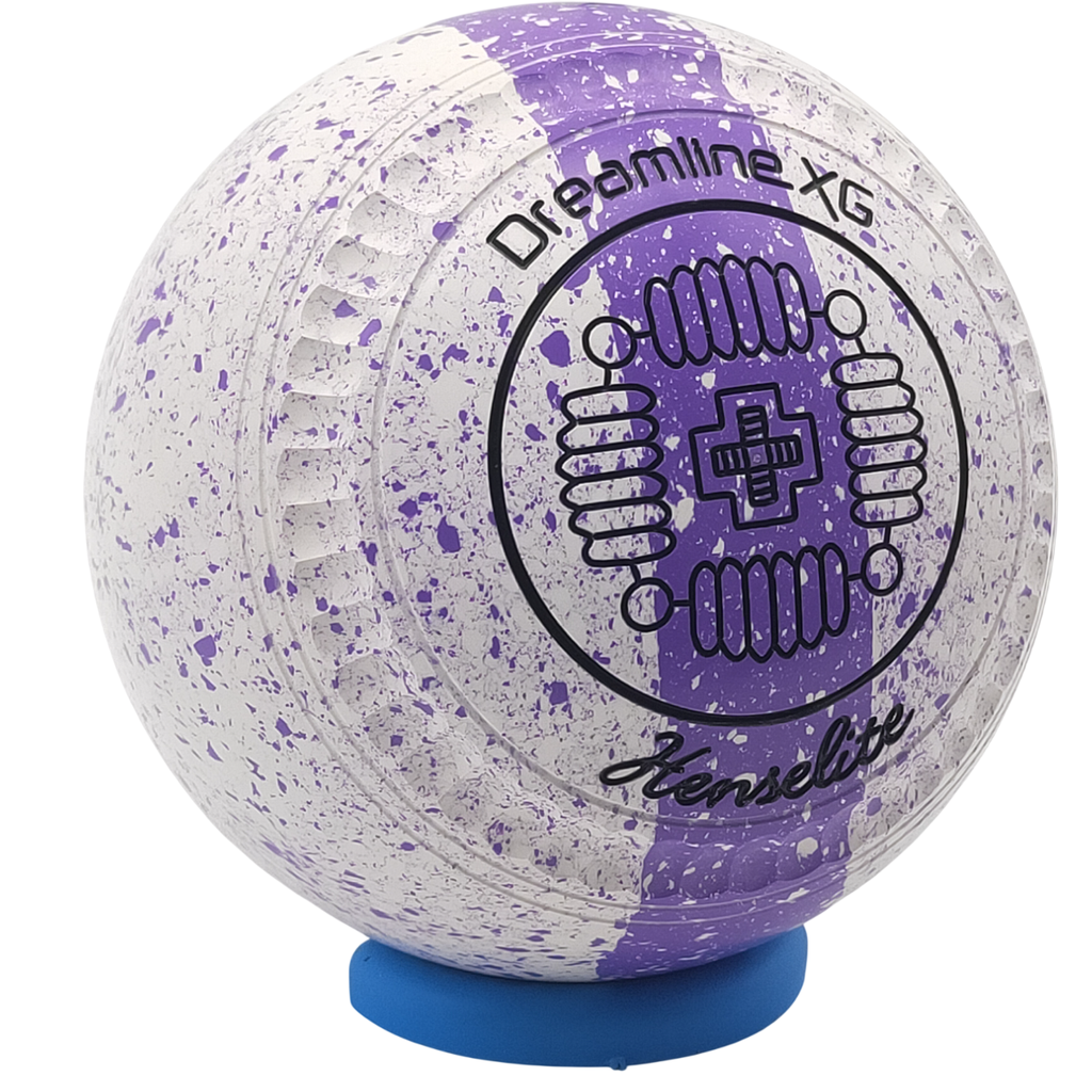 Henselite Dreamline XG Size 4 Orchid Trilogy with " C Grip " made EXCLUSIVELY for Hunter Bowls worldwide !