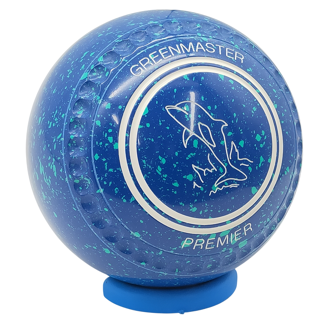 Greenmaster Premier Size 2 Blue / Mint with full 40 Dimple Grip