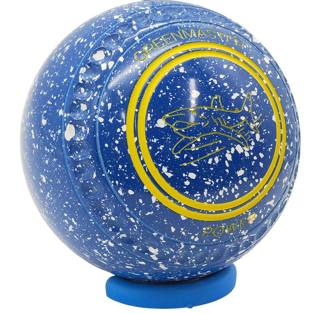 Greenmaster Power Size 4 Blue - White with full 40 Dimple Grip