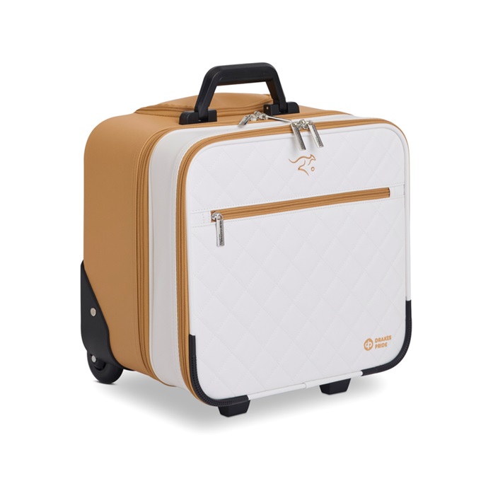 Legacy Lawn Bowls Trolley by Kelsey Cottrell - White/Tan