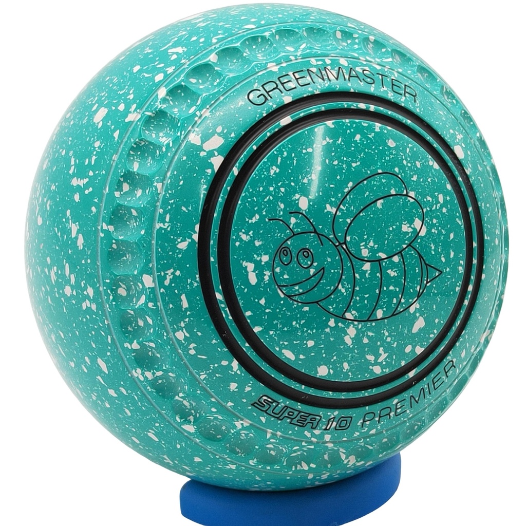 Greenmaster Super 10 Premier Size 1 Mint White with full 40 Dimple Grip