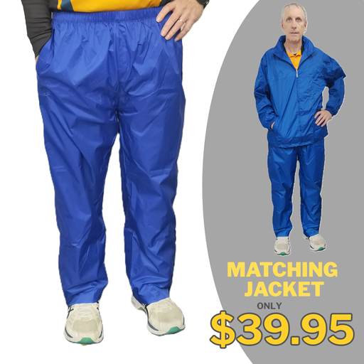 A CRAZY $10 - Waterproof Pullover Rain Pants + They match our 1/2 Price Rain Jacket