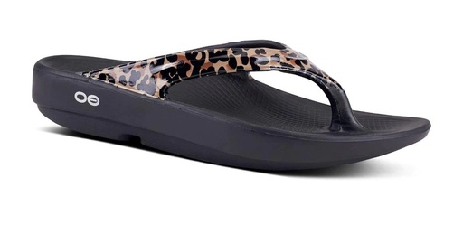 Oofos Oolala - Black Leopard - HOT Summer item!