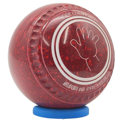 [SUP100AD518295A-49511-3309-26624-PP241213-SUP10ST33MC] Greenmaster Premier Super 10 Size 0 Maroon / Red Dimple Grip