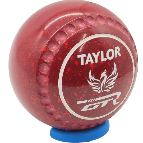 [GTR4HAC4781A-48321-32504-250124-PP24616-GTRST33] Taylor GTR Size 4 Maroon-Red Half Pipe Grip