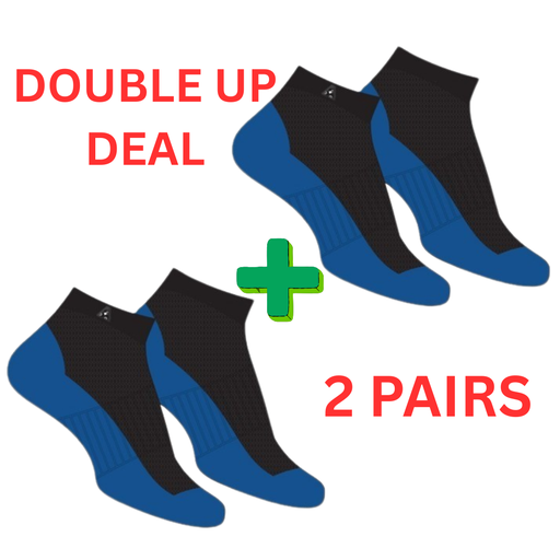 Womens Quarter Ankle BA socks - 2 PAIRS