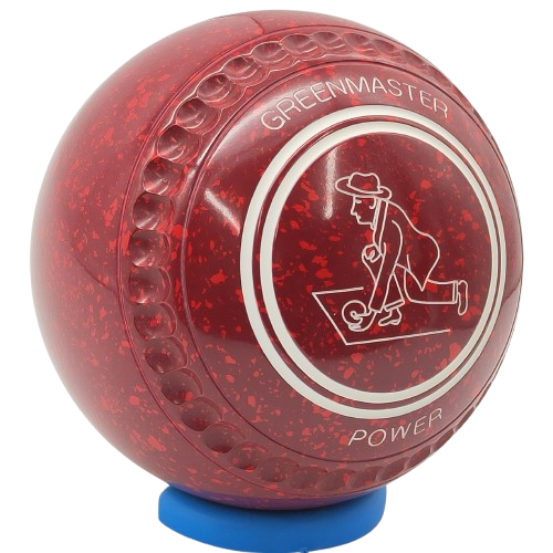 [POW3AD9703A-51147-35556-PP25417-POWST34] Greenmaster Power Size 3 Red-Maroon with full 40 Dimple Grip