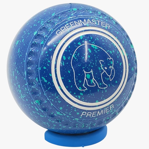 [PREM2AE10029A-51687-36363-PP260516-PREMST35] Greenmaster Premier Size 2 Blue / Mint with full 40 Dimple Grip
