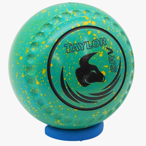 [SRV4HAE5662A-51687-36363-PP260516-SRVST35] Taylor SRV Size 4  Mint / Yellow Speckle with Half Pipe Grip