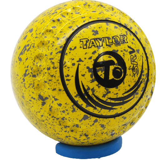 [SRV5HAE6089A-51863-36525-SRVGP5ST34-SZ5] Taylor SRV Size 5 Yellow - Steel Grey with Half Pipe Grip