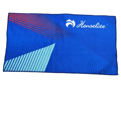 [5125077 Cloth] Henselite Dri Tec Axis Towel Blue Aqua Red