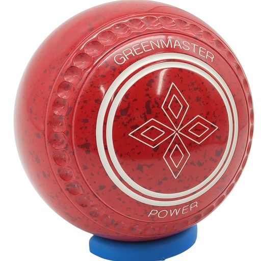 [POW3AE10337A-52146-36830-GPPOWST35] Greenmaster Power Size 3 Red Maroon with full 40 Dimple Grip