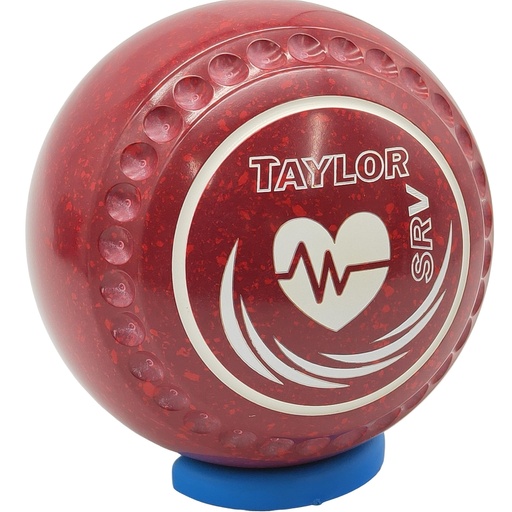 [SRV2HAE2709A-52146-36830-GPSRVST35] Taylor SRV Size 2 Red Maroon with Half Pipe Grip